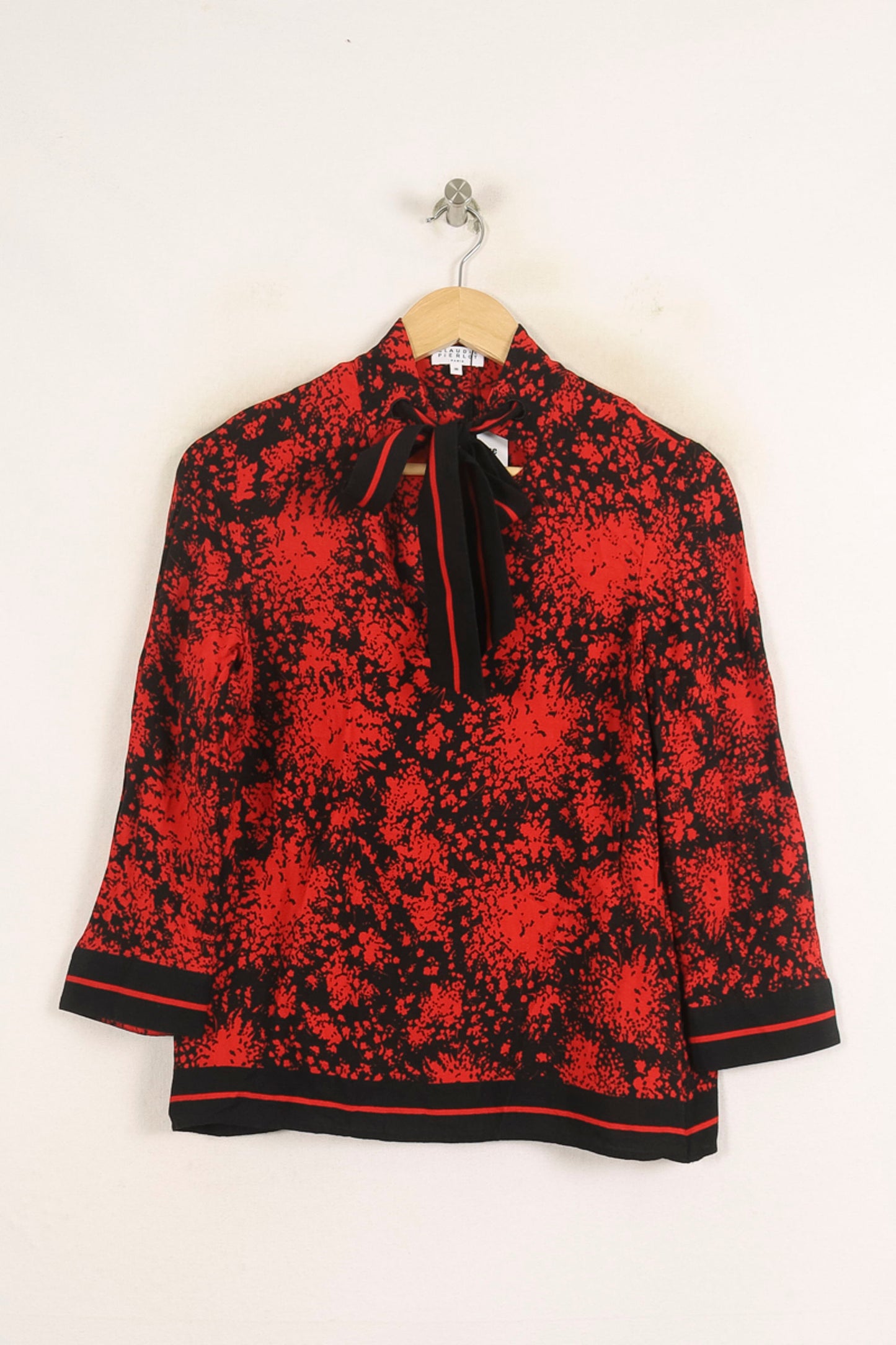Blouse Rouge et Noire - Taille M/38