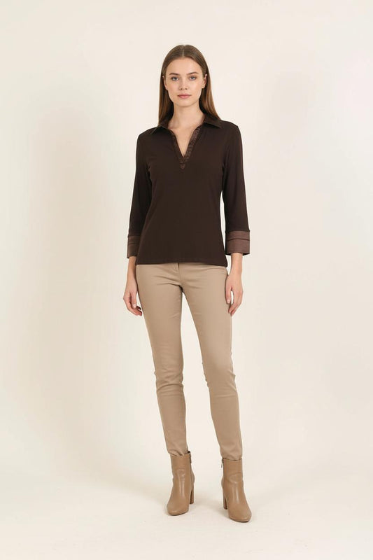 Polo Marron - Taille M/38