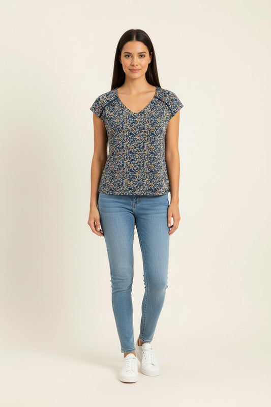 Blouse Multicolore - Taille S/36