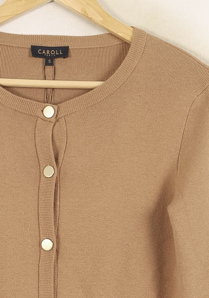 Cardigan Beige - Taille XS/34