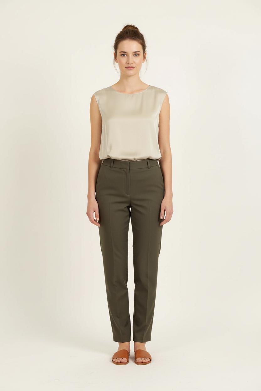 Top Sans Manches Beige - Taille S/36