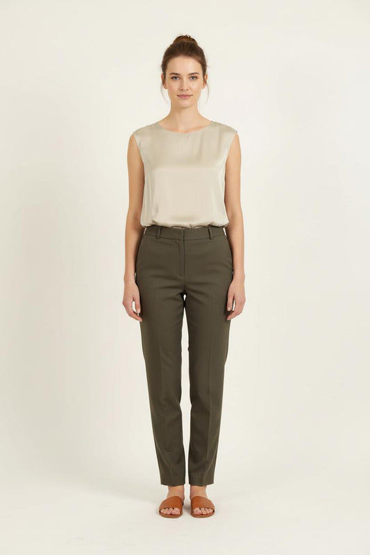 Top Sans Manches Beige - Taille S/36