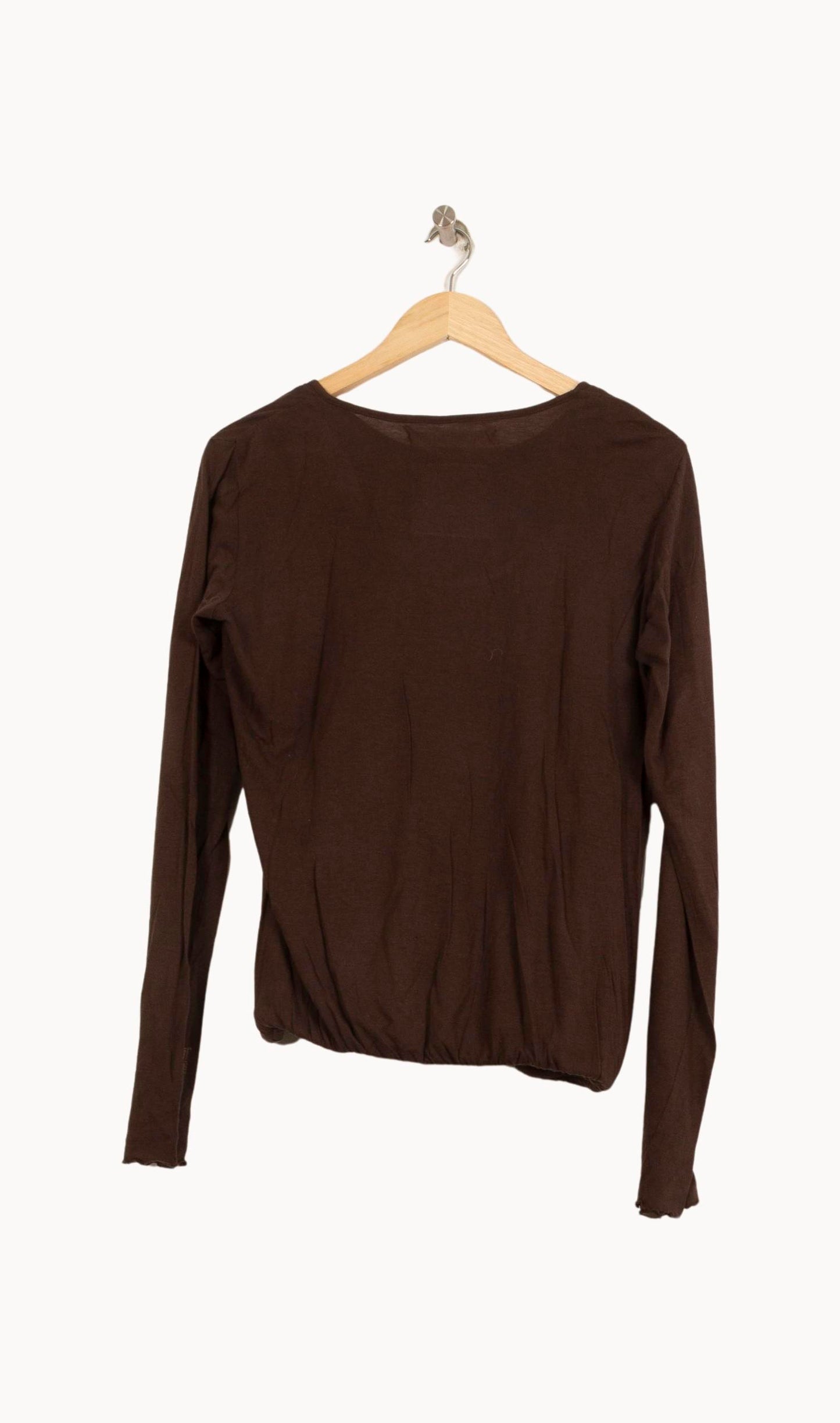 Blouse marron - Taille L/40