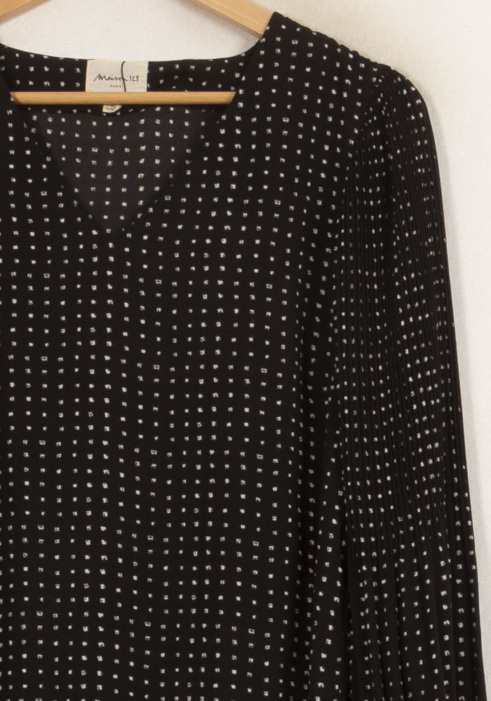 Blouse Noire et Blanche - Taille M/38