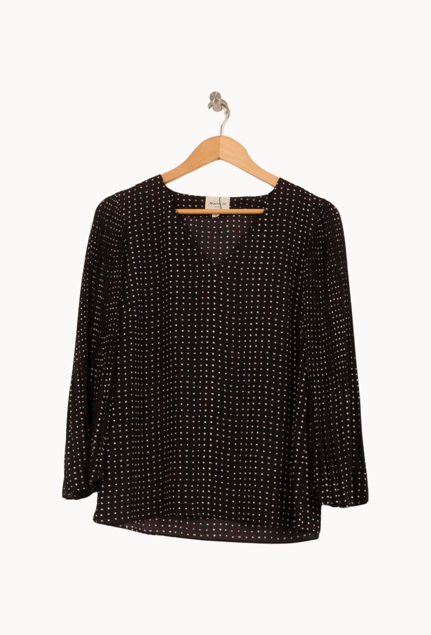 Blouse Noire et Blanche - Taille M/38