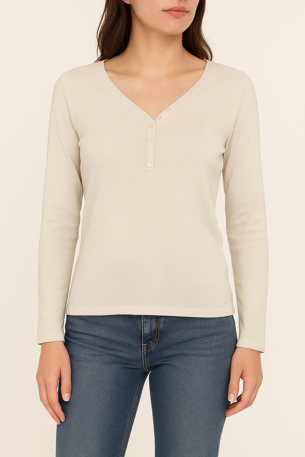 Pull Beige - Taille M/38