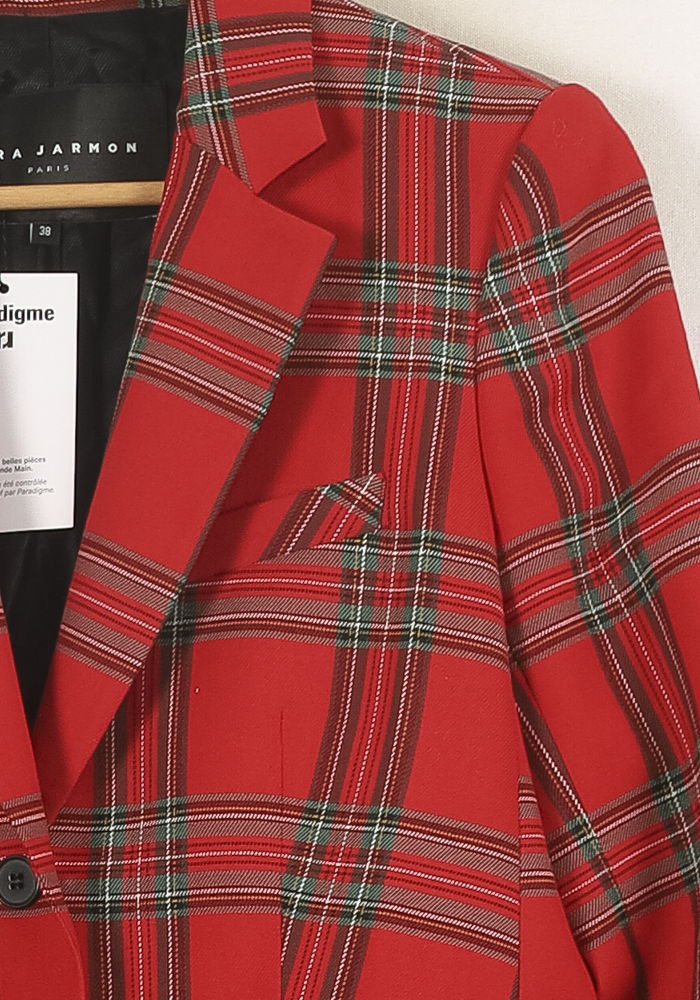 Blazer Rouge et Vert - Taille M/38