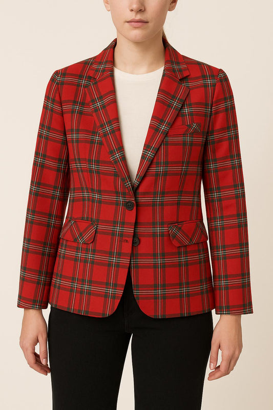 Blazer Rouge et Vert - Taille M/38