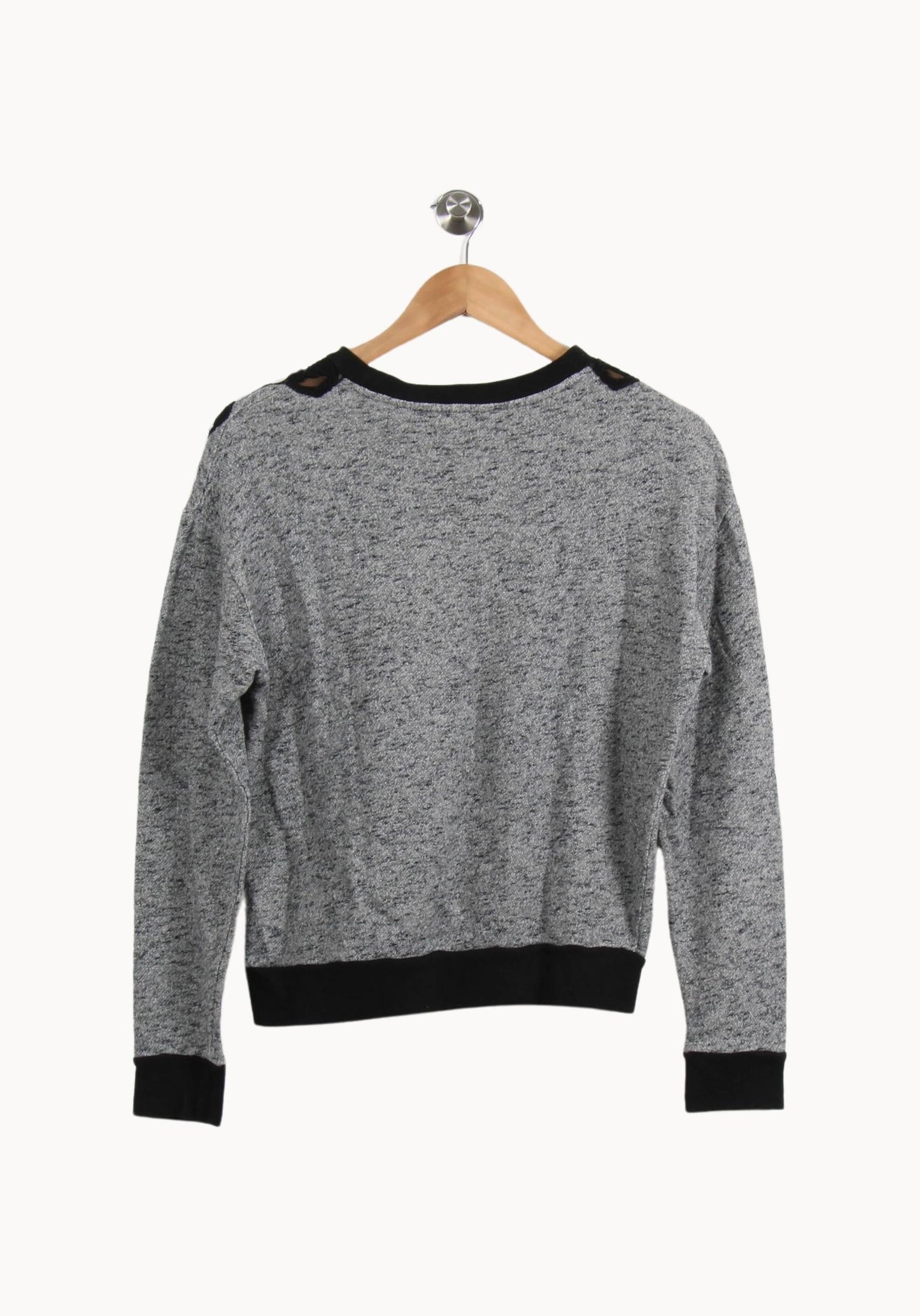 Sweat Gris et Noir - Taille S/36