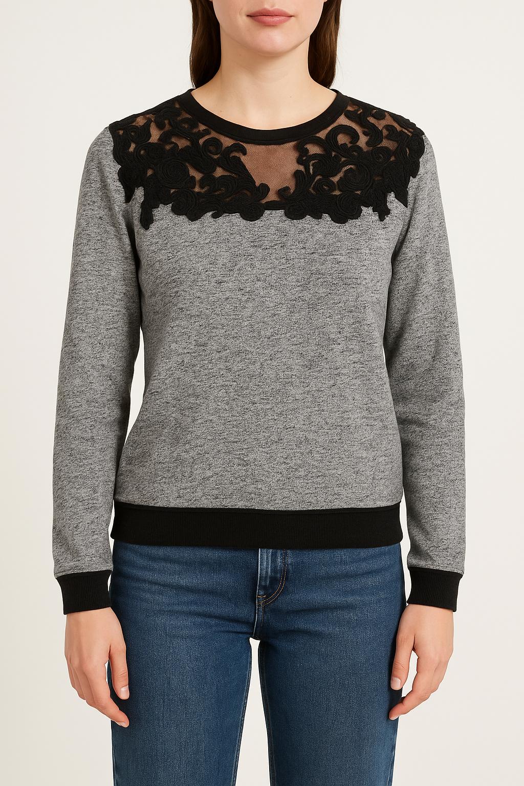 Sweat Gris et Noir - Taille S/36