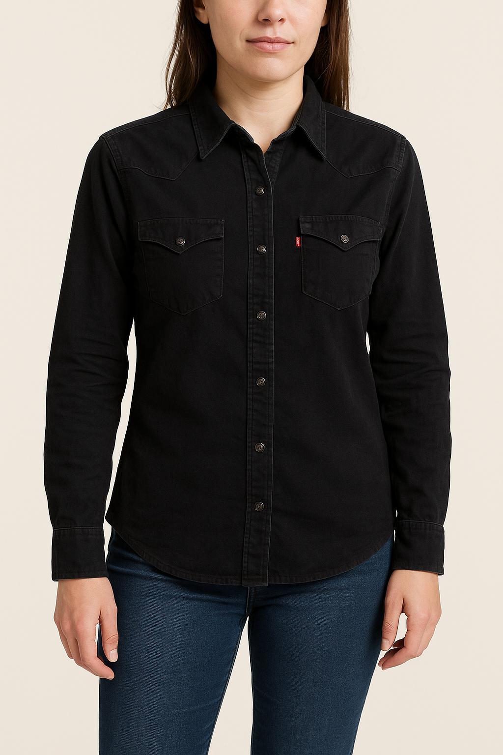 Chemise Noire - Taille S/36
