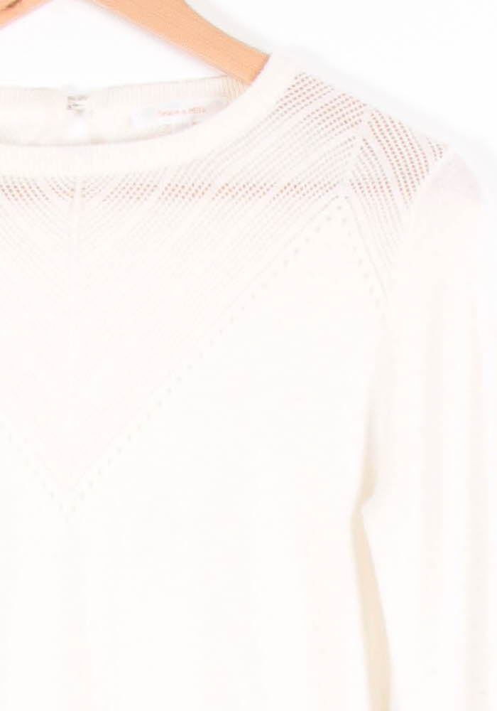 Pull Fin Blanc - Taille S/36