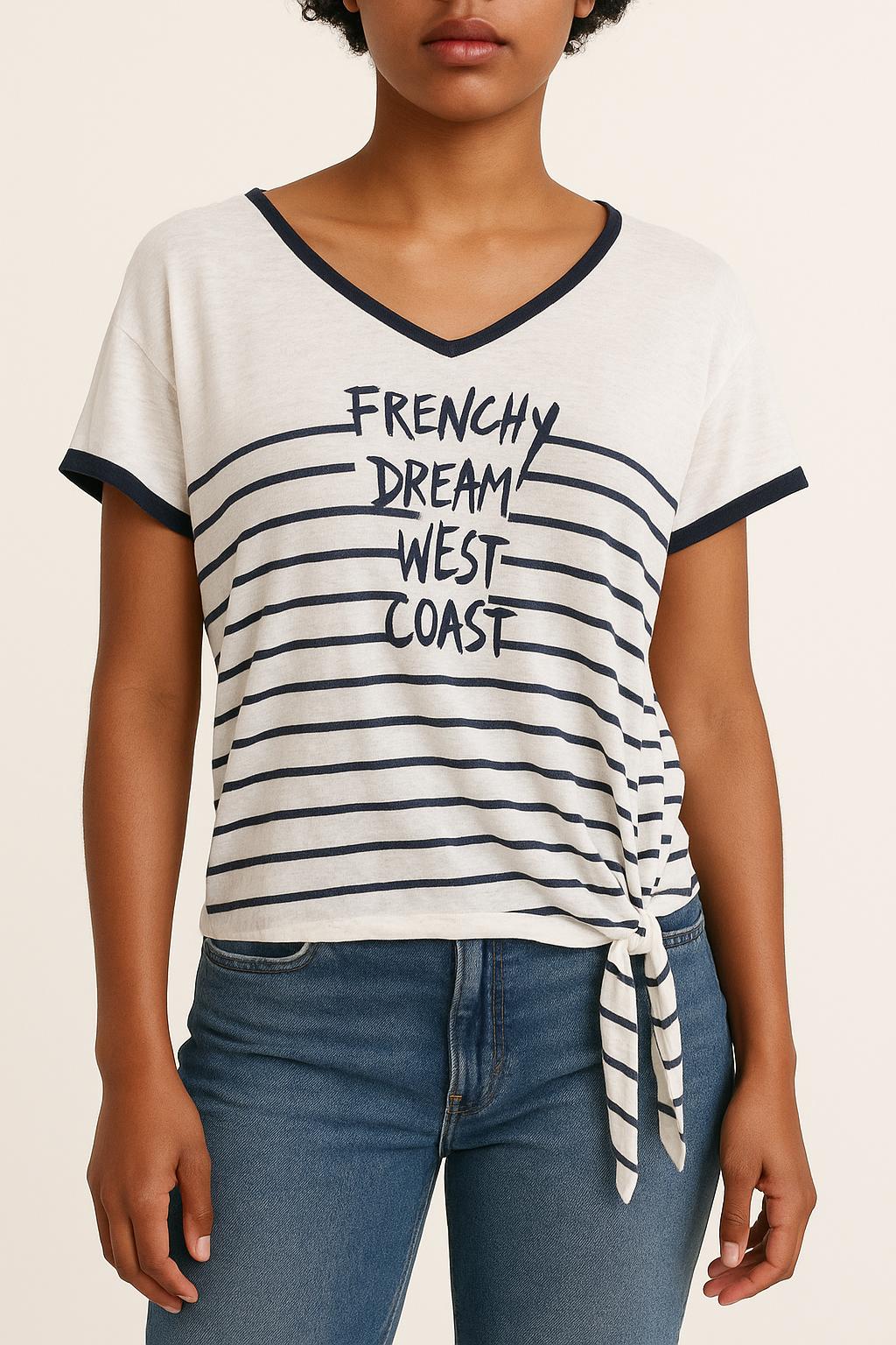 Tee-shirt Blanc et Noir - Taille M/38