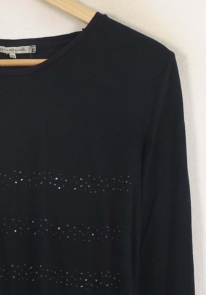 Tee-shirt Manches Longues Bleu - Taille M/38