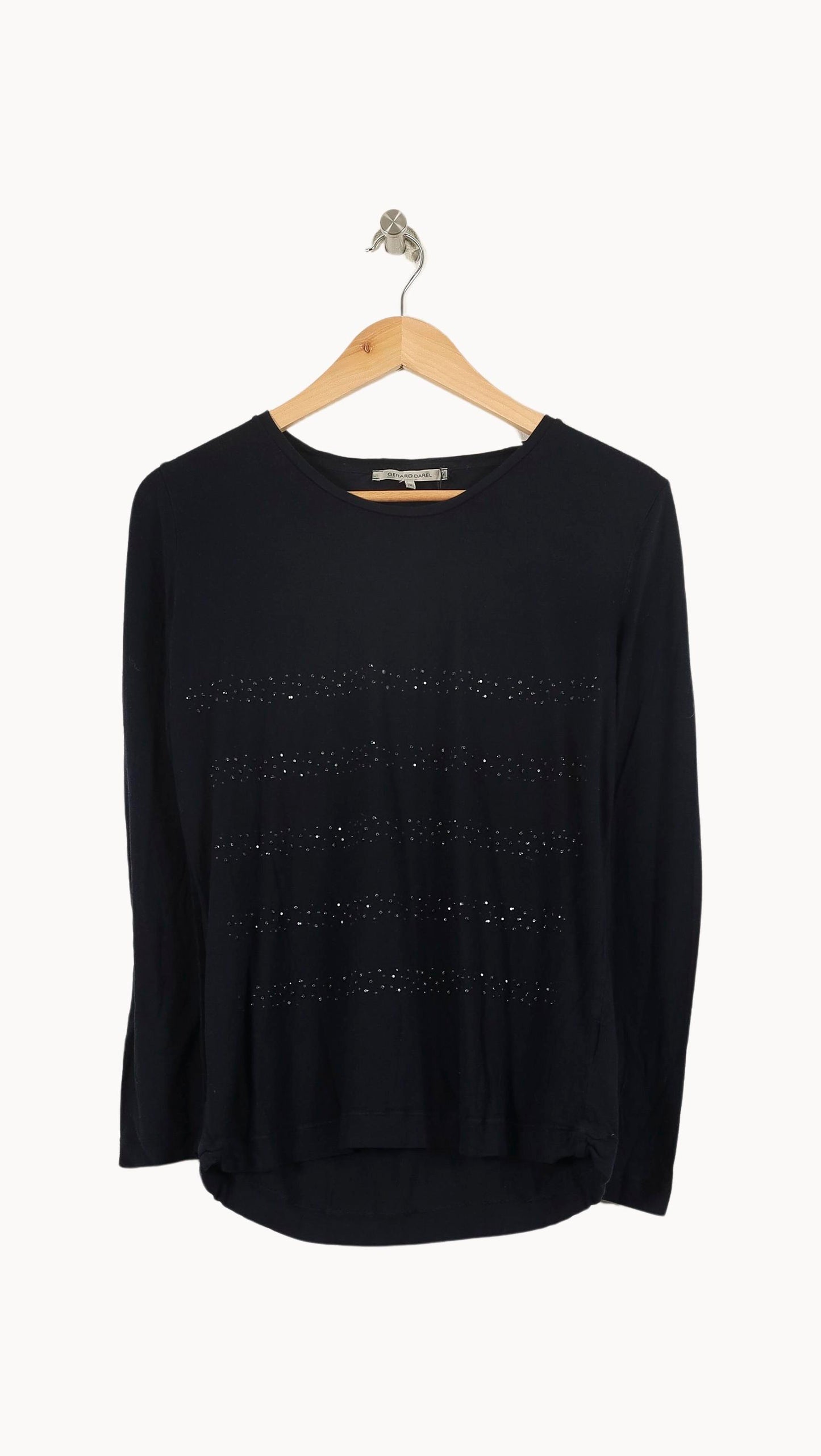 Tee-shirt Manches Longues Bleu - Taille M/38