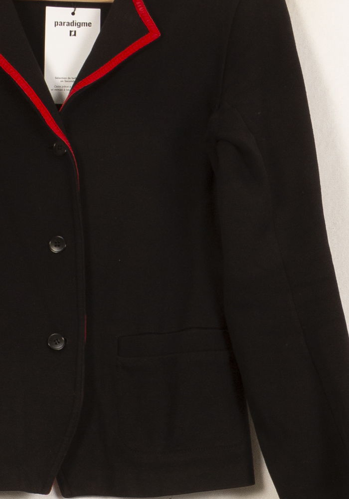 Veste Noire et Rouge - Taille S/36