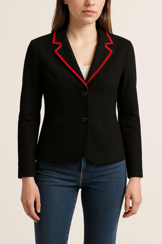 Veste Noire et Rouge - Taille S/36