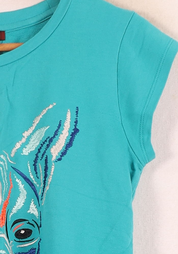 T-shirt bleu - Taille XS/34