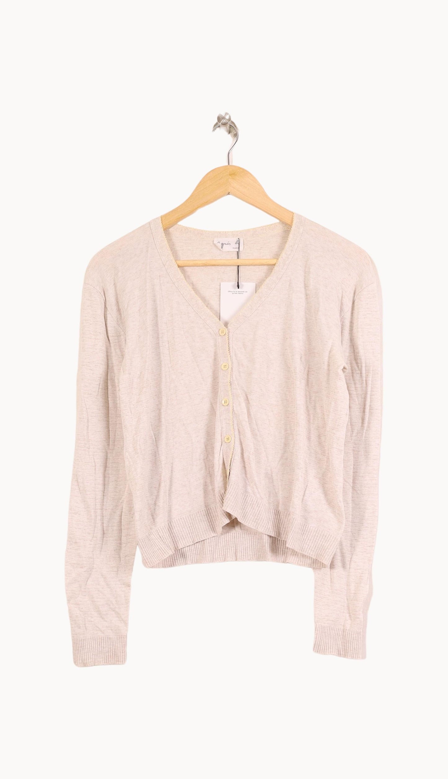 Cardigan Blanc - Taille M/38