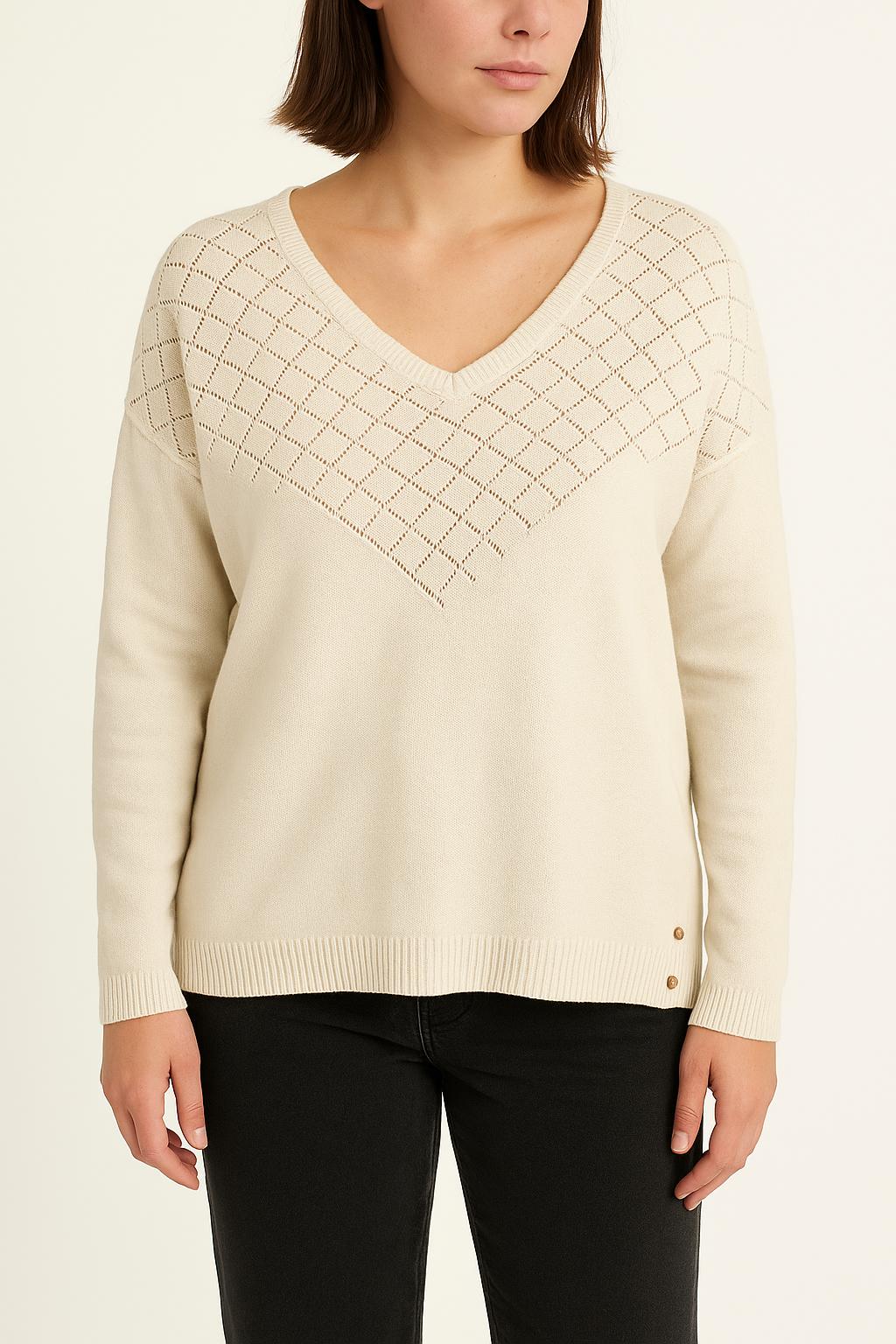 Pull Beige - Taille L/40