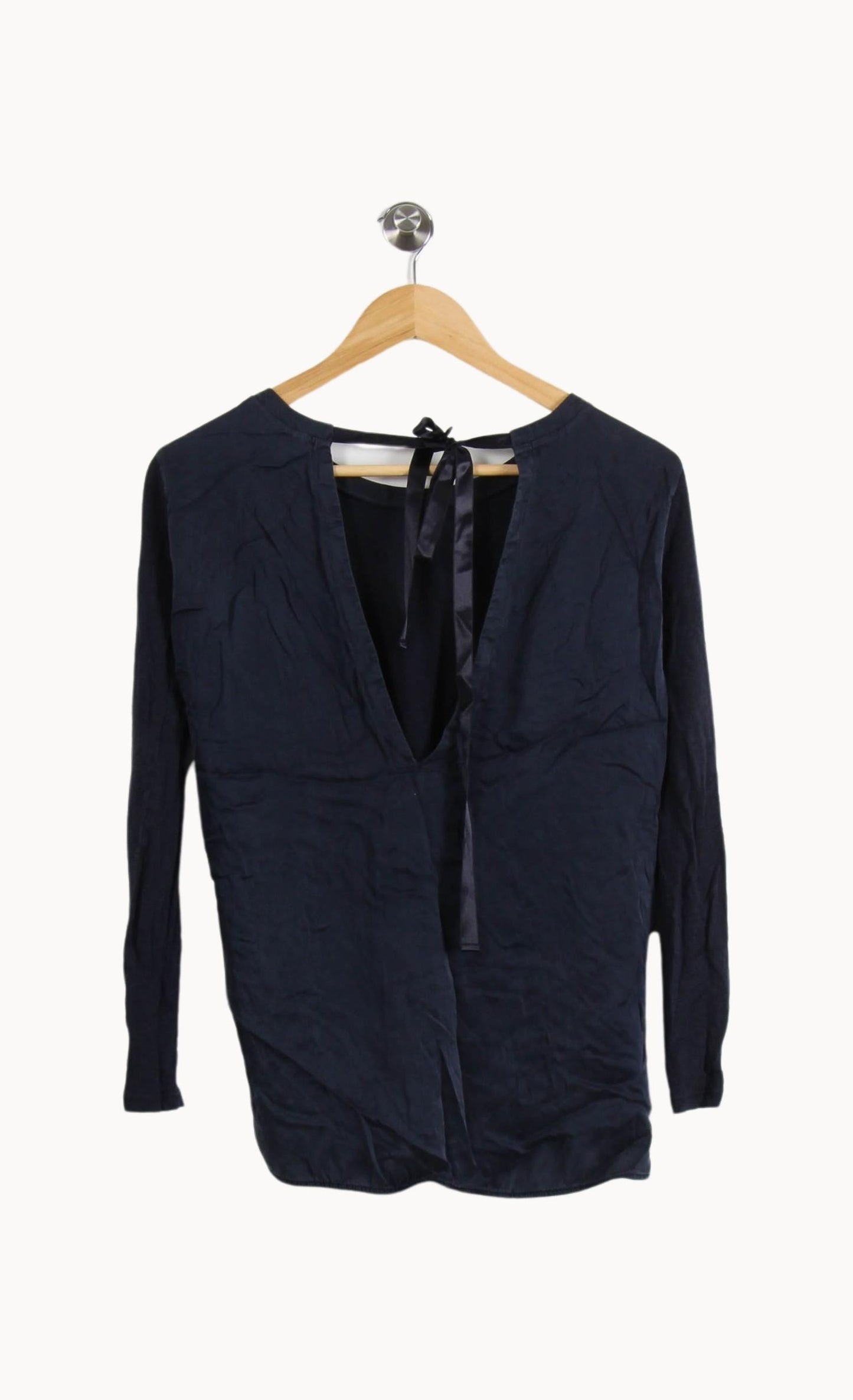 Tee-shirt Manches Longues Bleu - Taille M/38