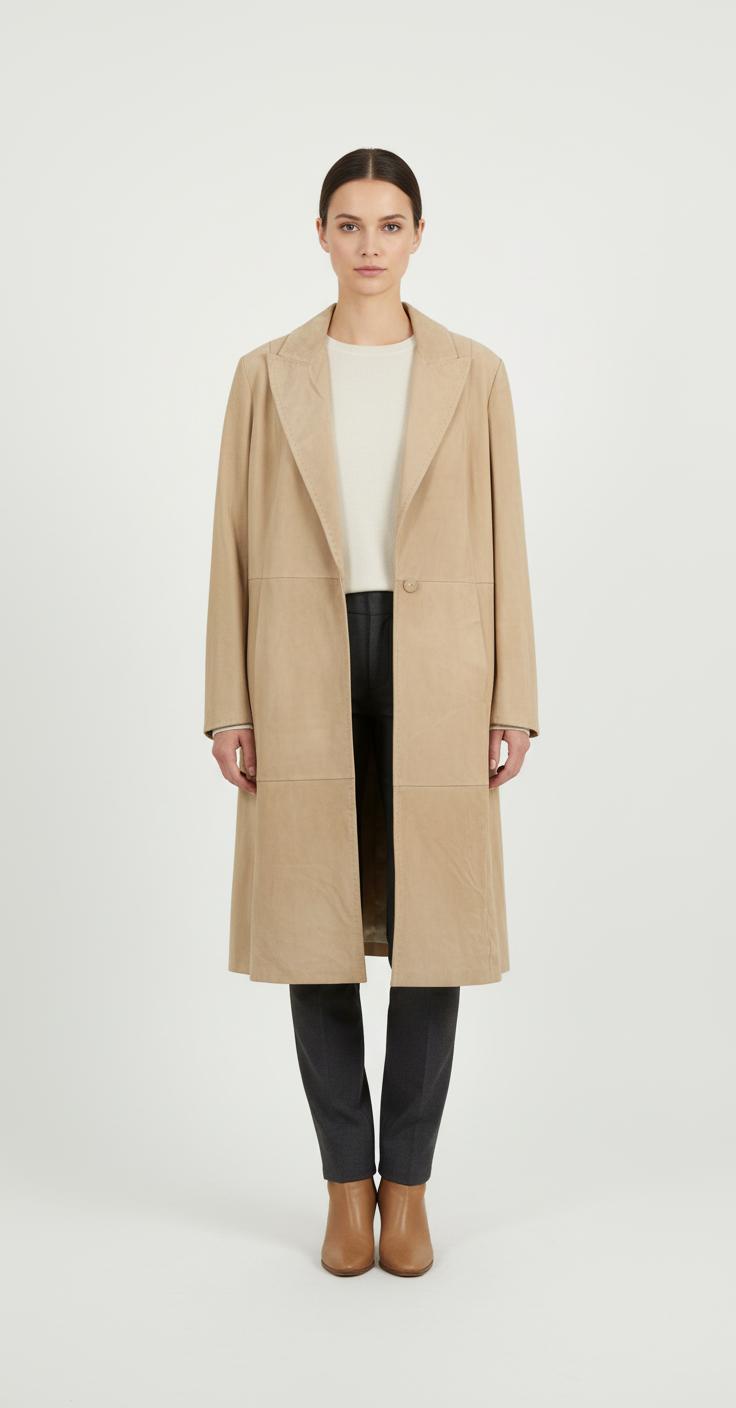 Manteau Beige - Taille XXL/44