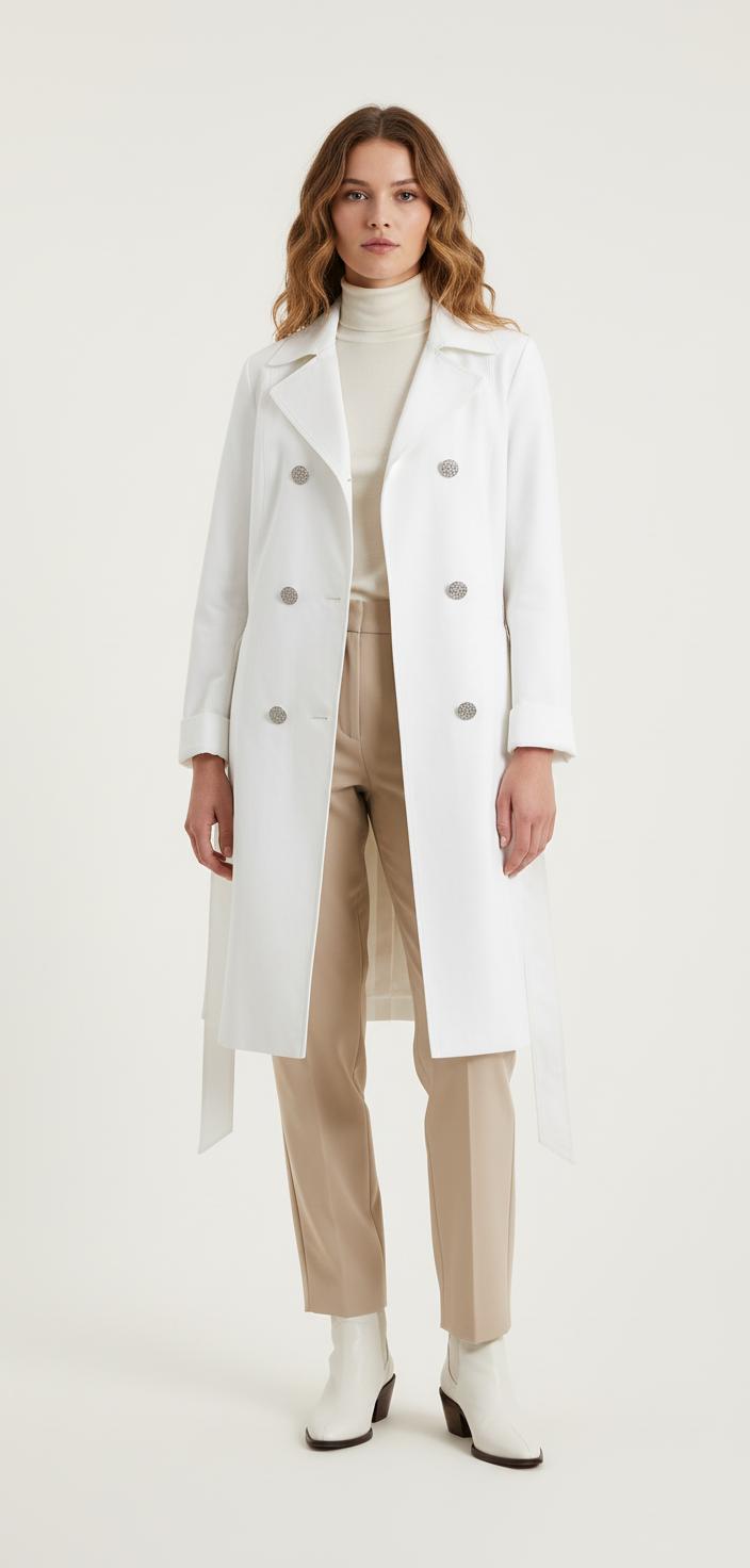 Trench Blanc - Taille XXL/44
