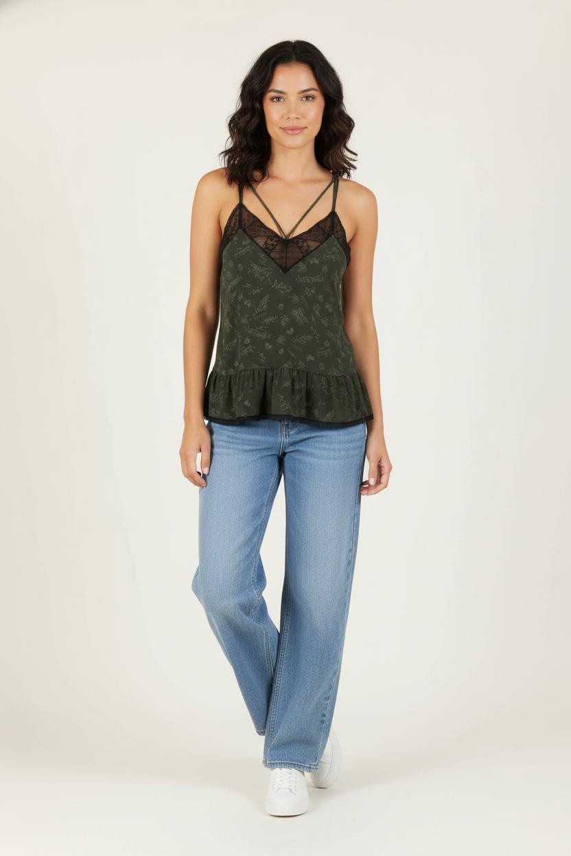 Top Vert - Taille S/36