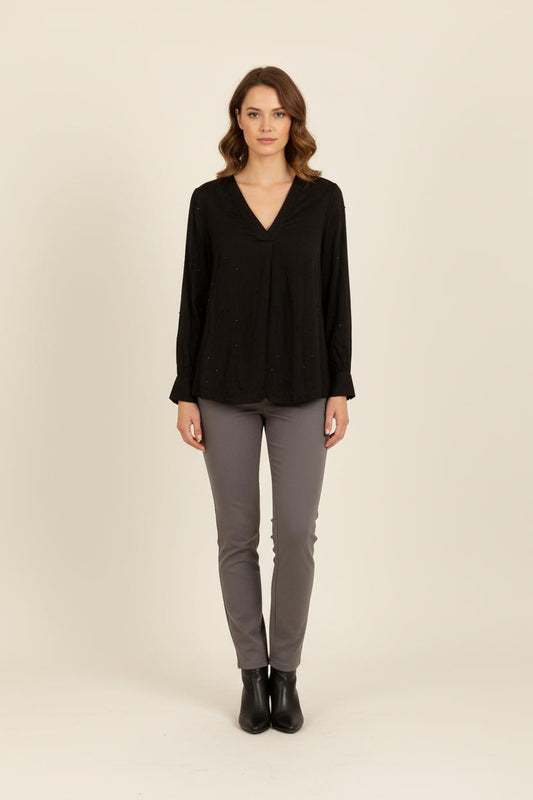 Blouse Noire - Taille XXL/44