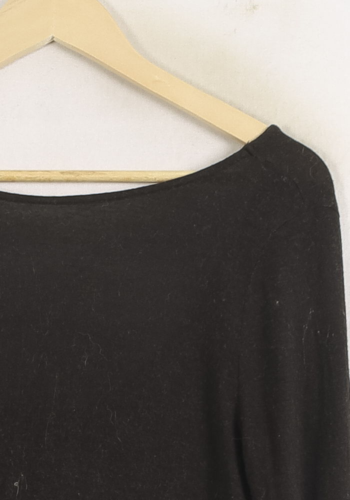 T-shirt Manches Longues Noir - Taille XS/34