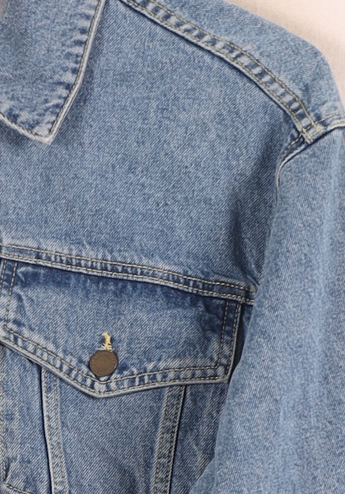 Veste en Jean Bleu et Bleu Foncé - Taille M/38