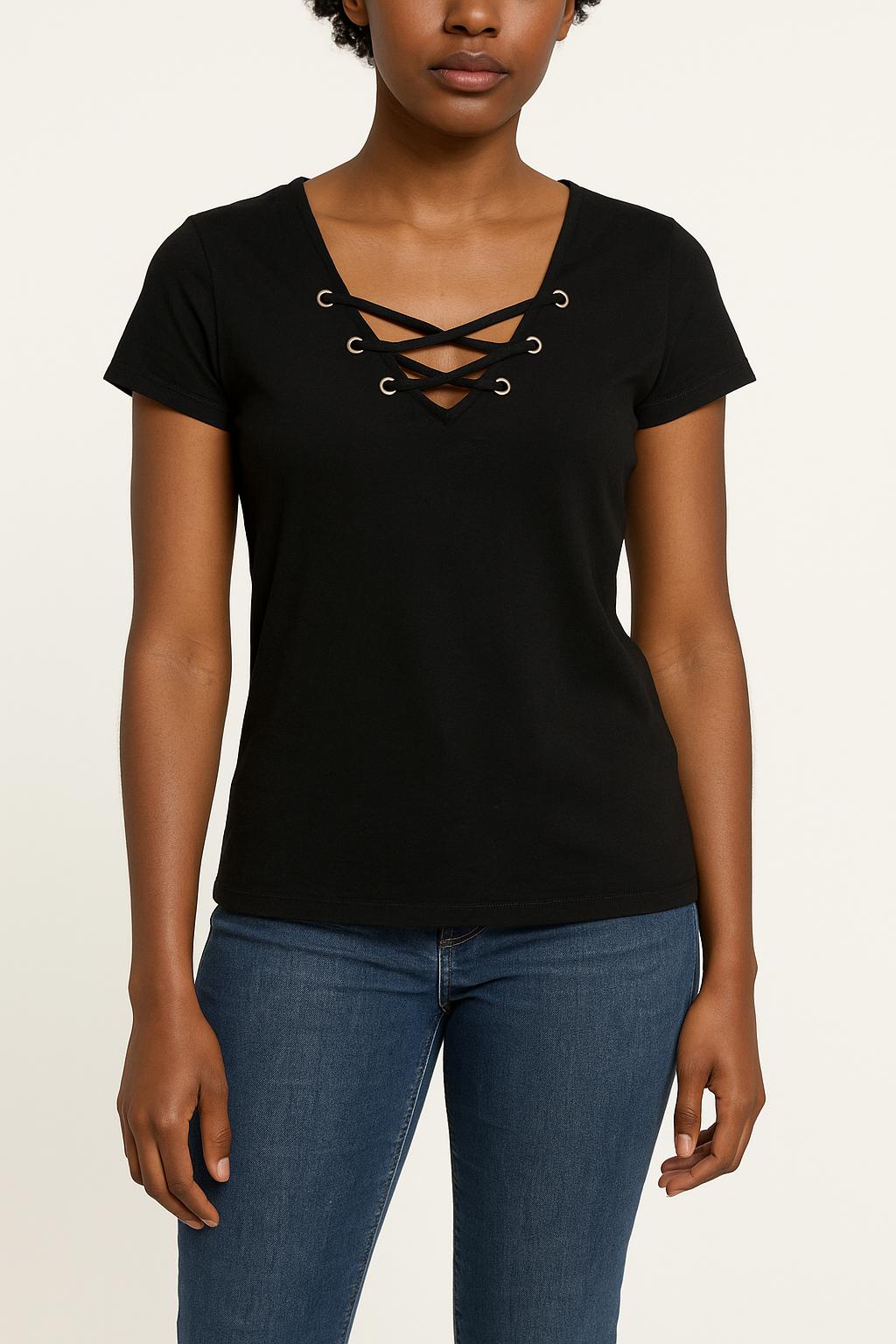 Tee-shirt Noir - Taille S/36
