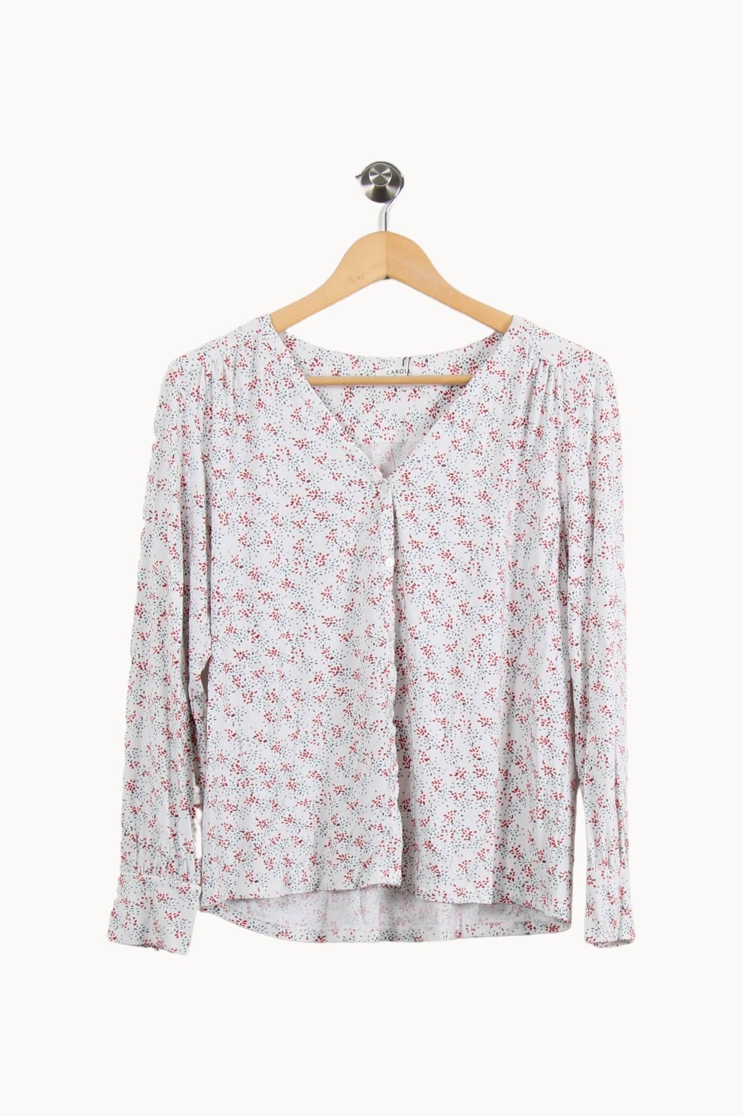 Blouse Blanche et Rouge - Taille XL/42