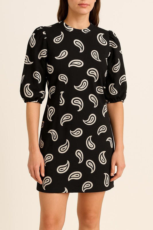 Robe Courte Noire et Blanche - Taille M/38