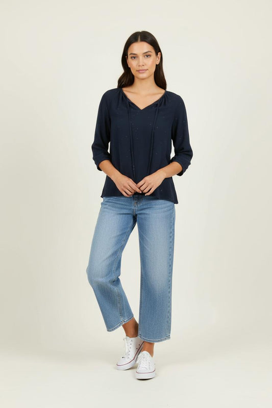 Blouse Bleue - Taille S/36