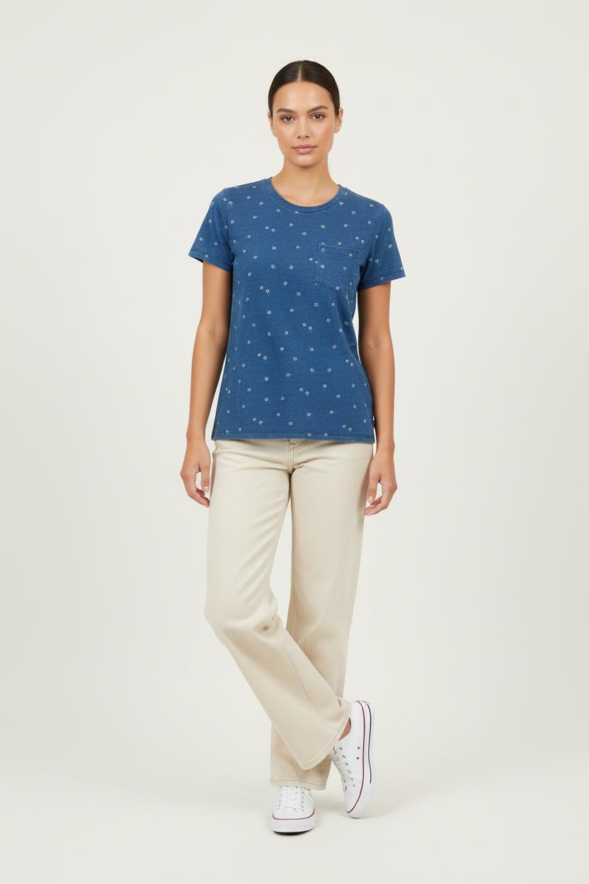 Tee-shirt Bleu - Taille S/36