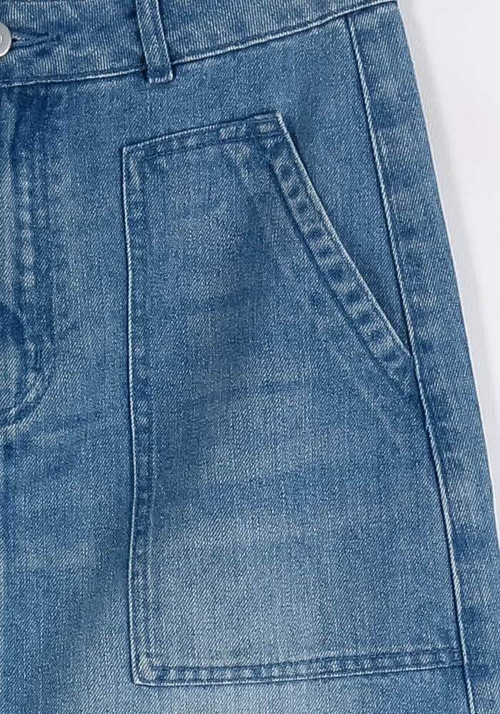 Jupe en Jean Bleue - Taille S/36