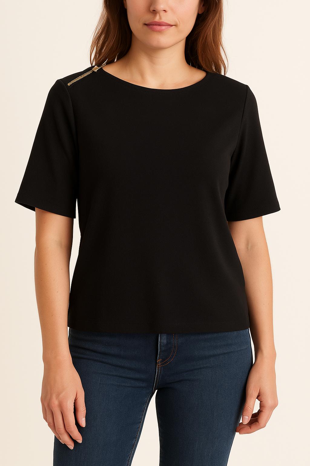 T-shirt noir - Taille M/38