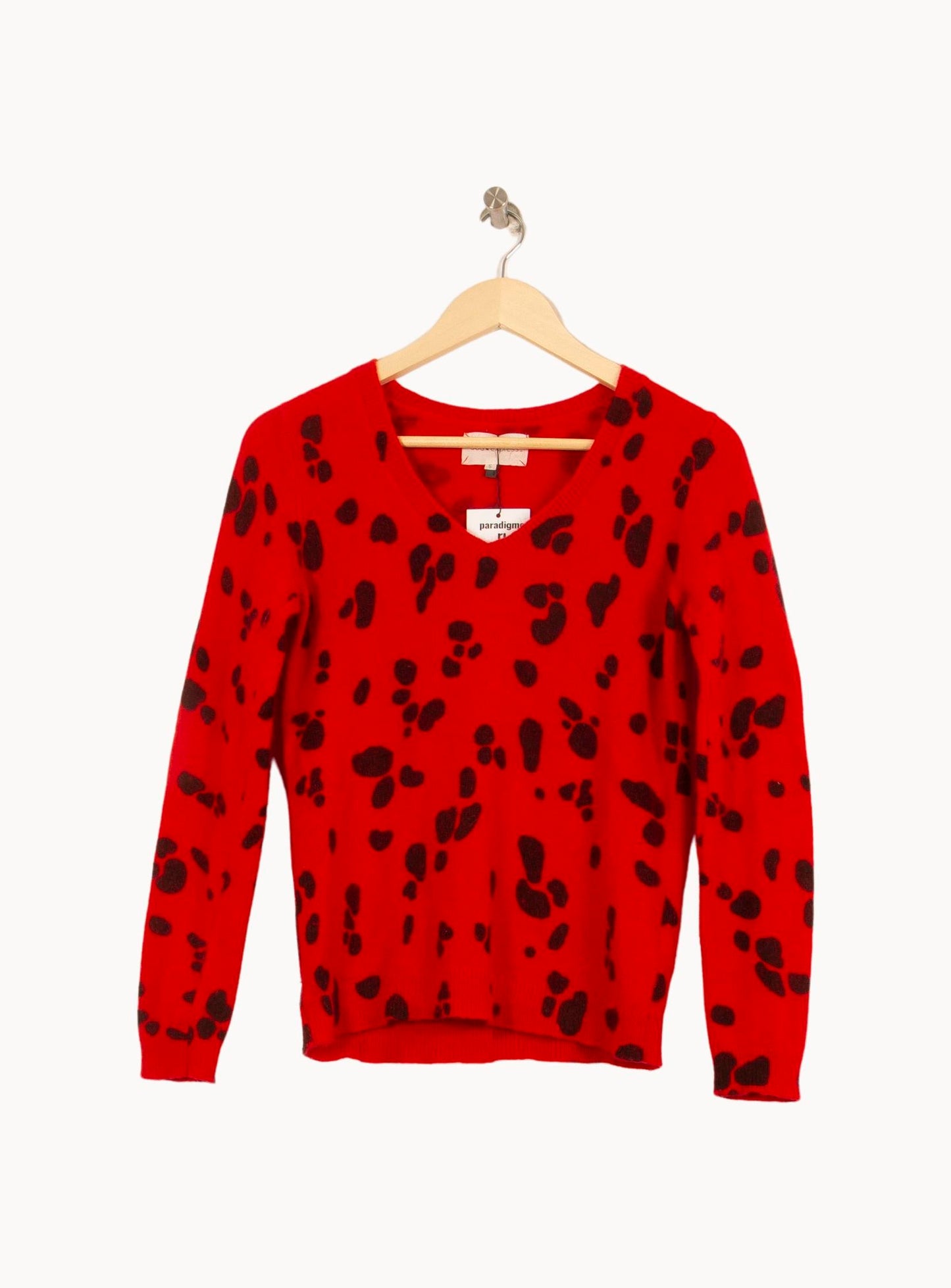 Pull Rouge et Noir - Taille S/36