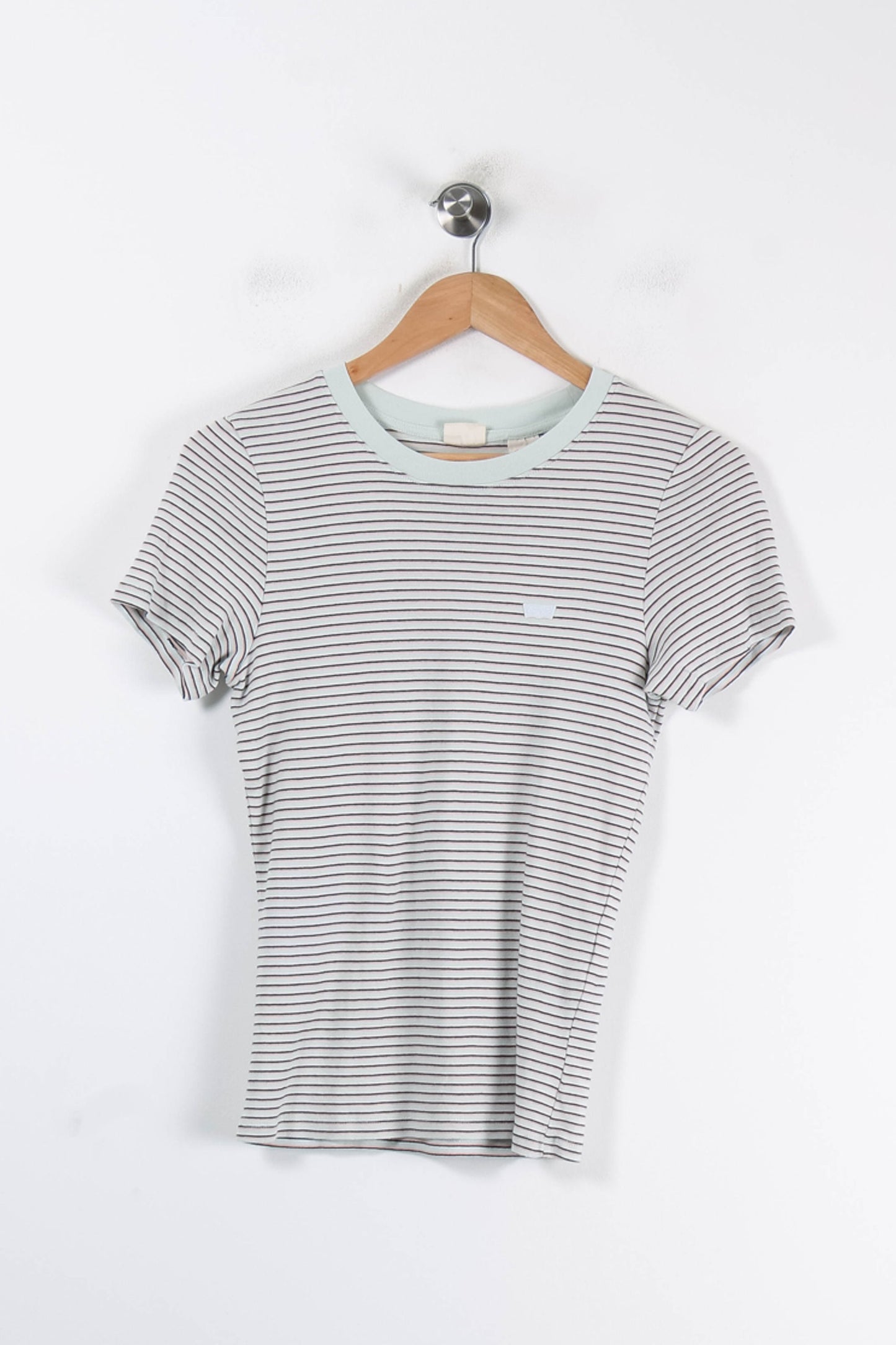 Tee-shirt Rayé Blanc et Noir - Taille M/38