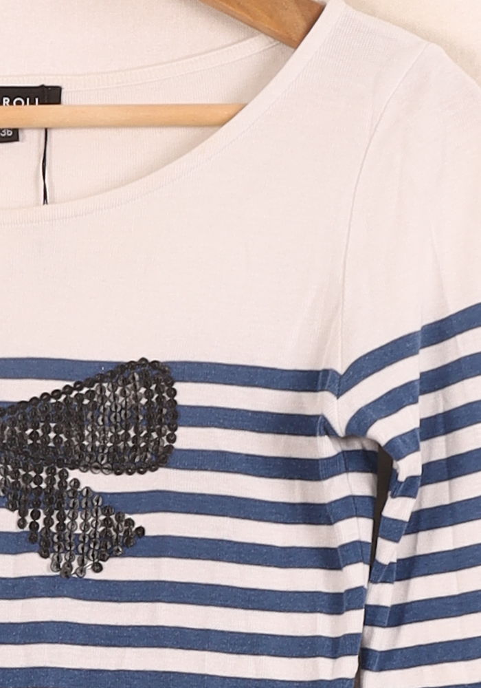 Marinière Bleu et Blanche - Taille S/36