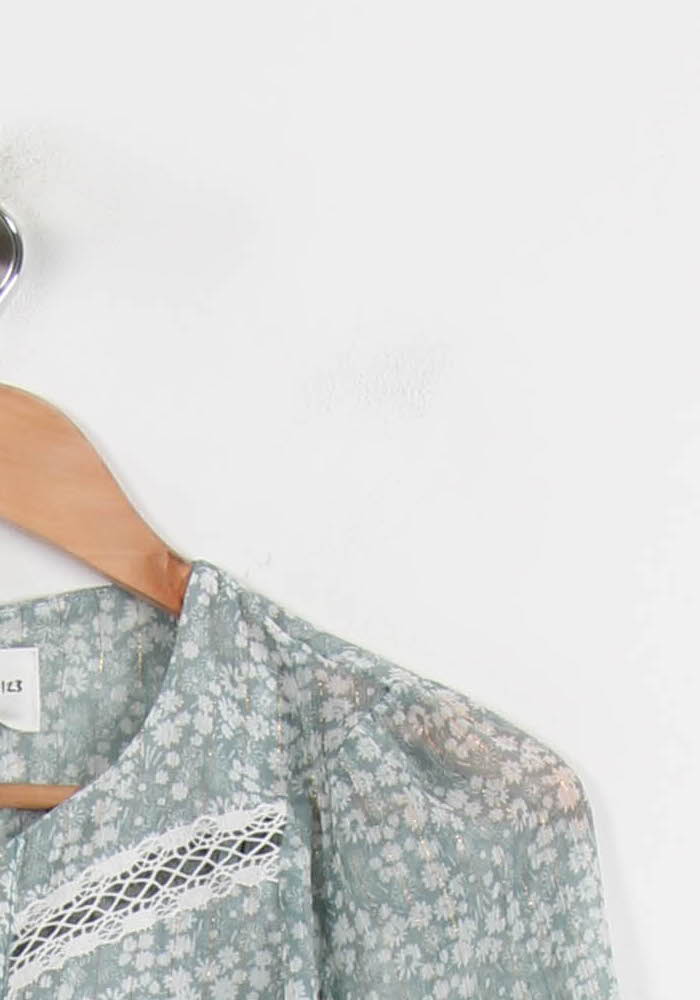 Blouse Verte - Taille S/36