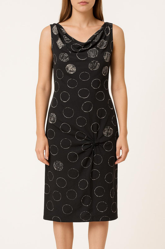 Robe Midi Grise et Blanche - Taille S/36