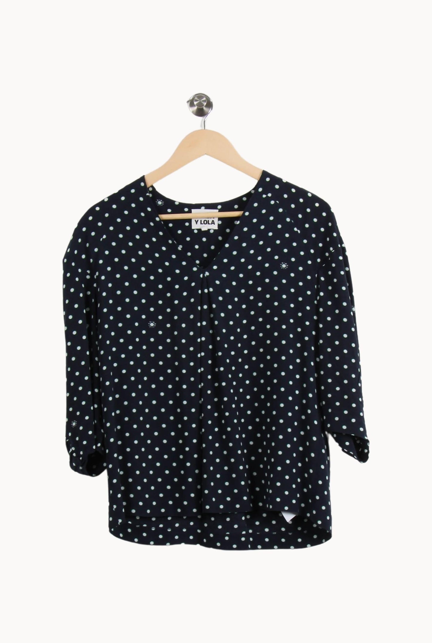 Blouse bleue à motifs - Taille M/38
