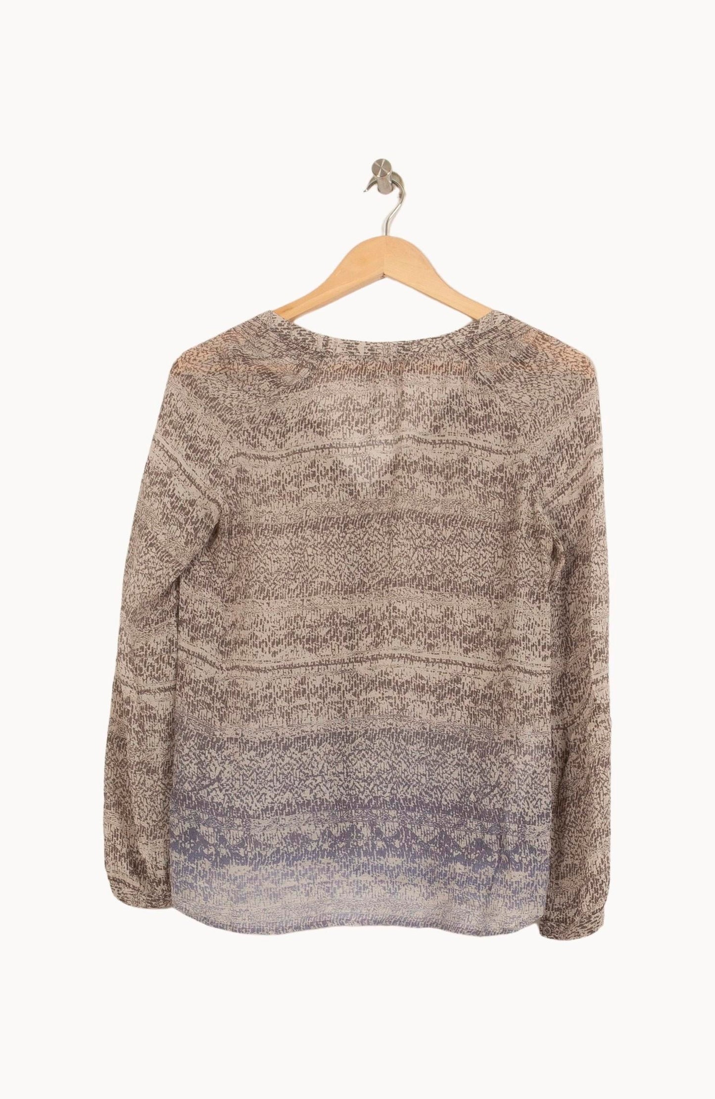 Blouse Grise et Bleue - Taille S/36