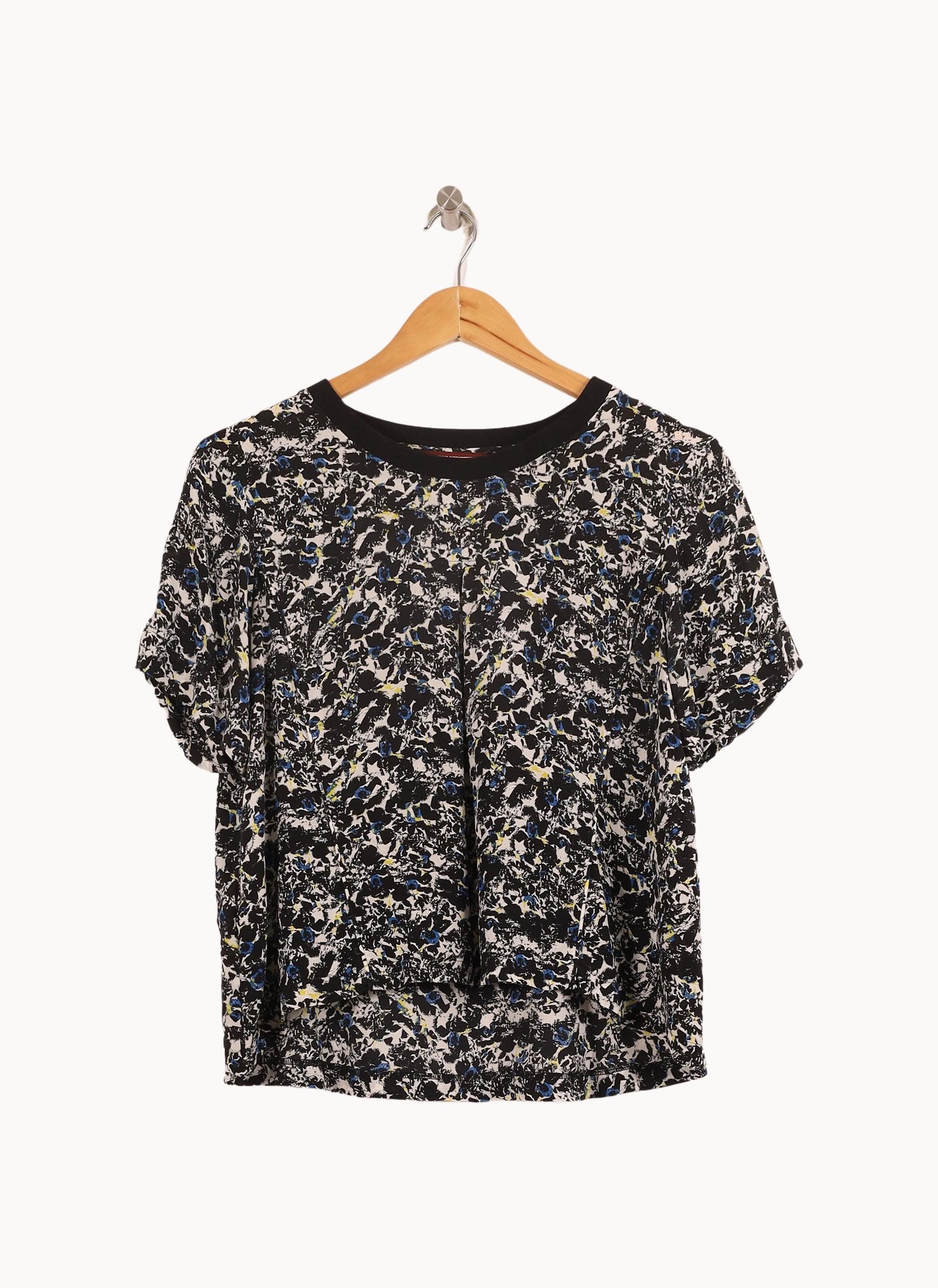 Blouse Noire et Blanche - Taille S/36