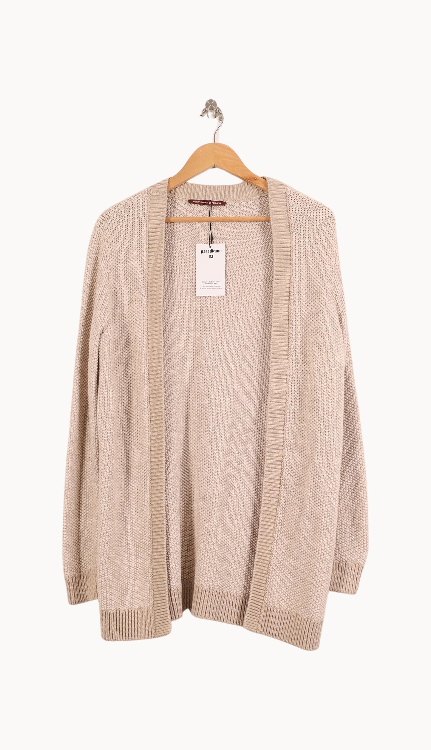 Cardigan Beige - Taille M/38