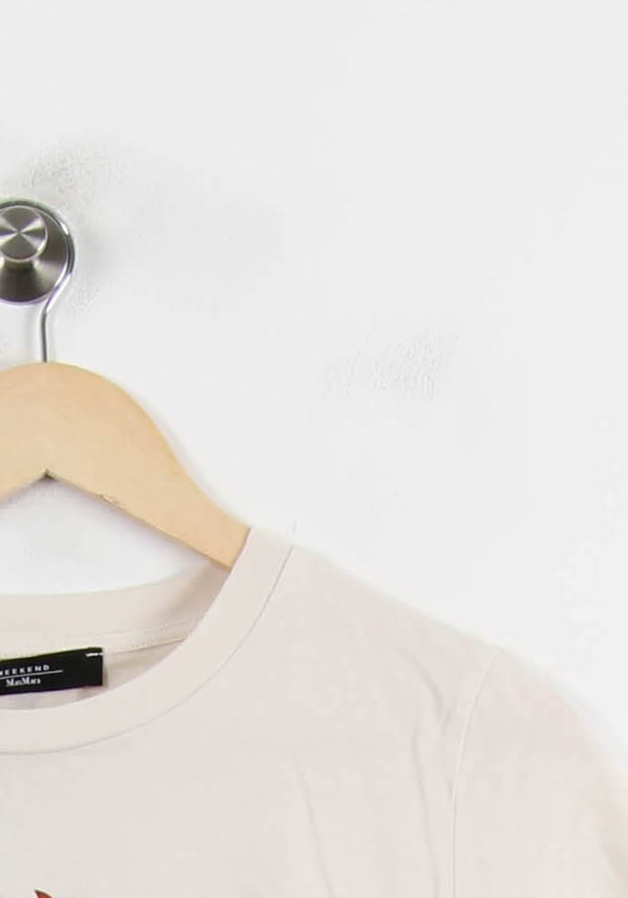 Tee-shirt Manche Courte Beige - Taille T.U.