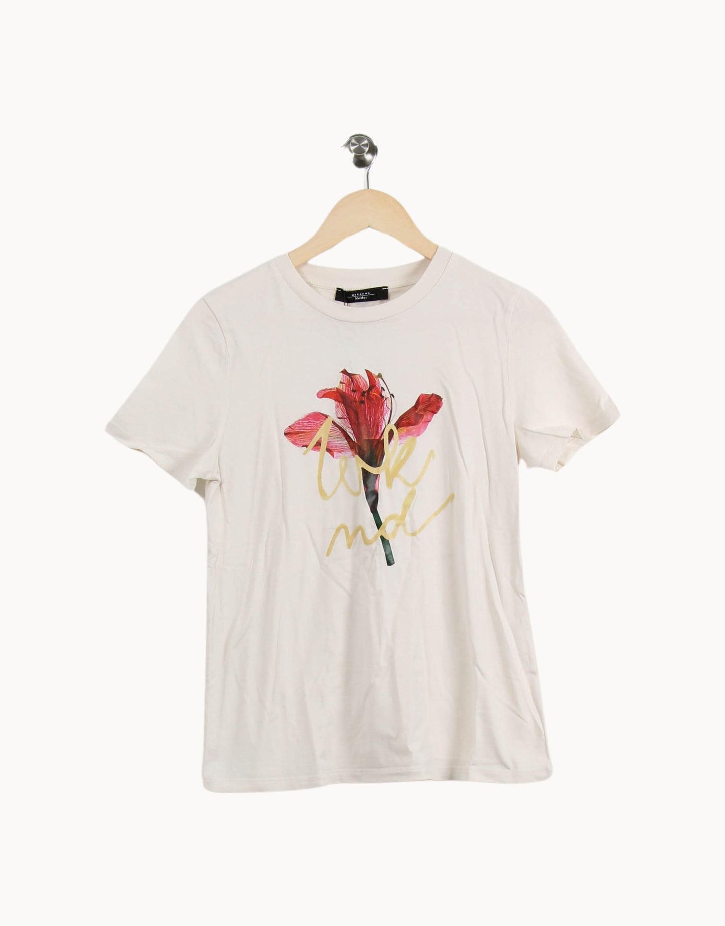 Tee-shirt Manche Courte Beige - Taille T.U.