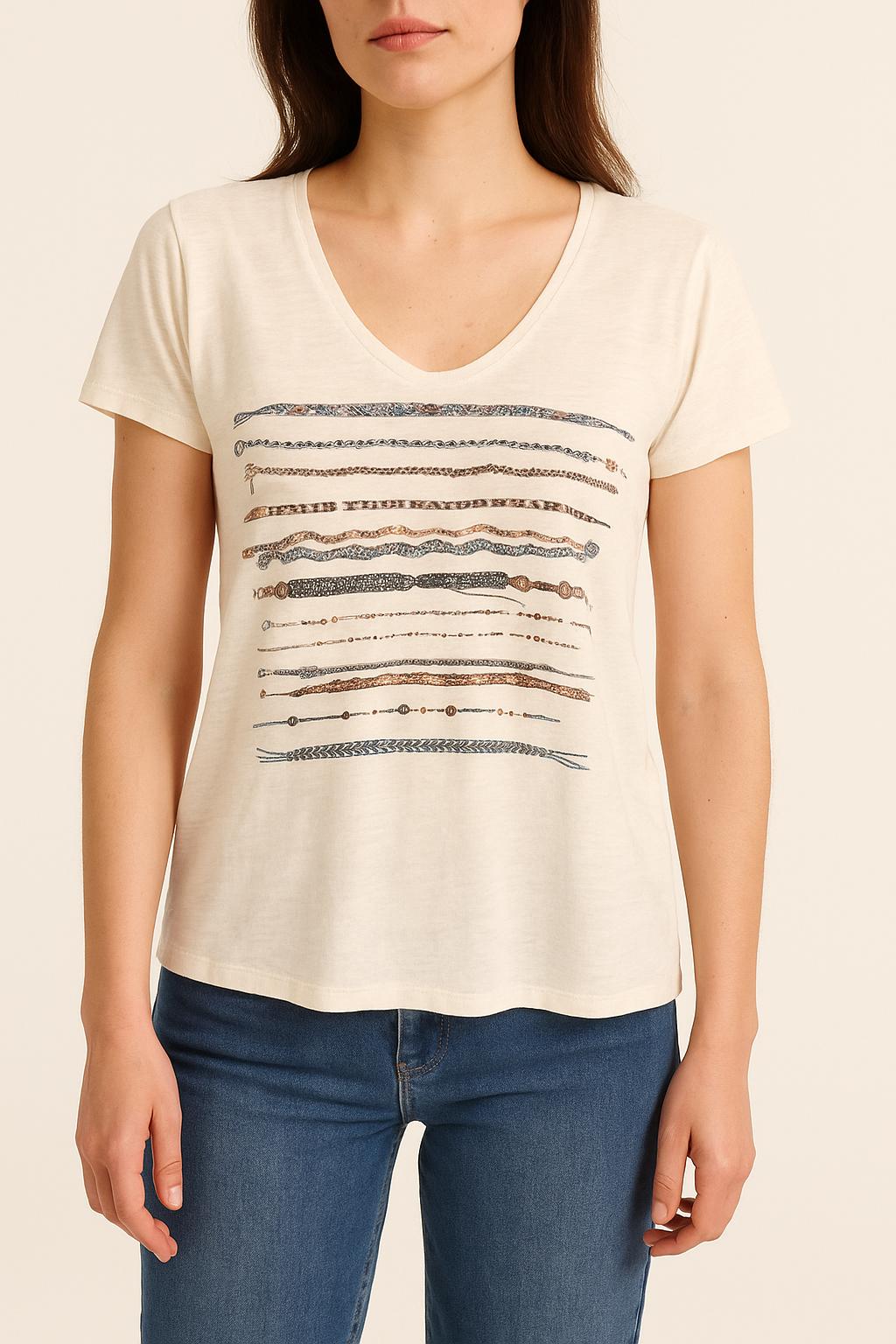 Tee-shirt Blanc - Taille M/38